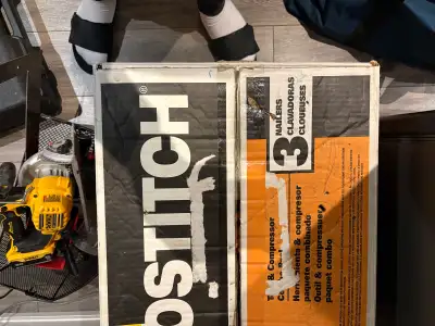 air compressor with nail guns , View more