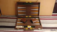 Backgammon Vintage en Vinyle - 14.75″