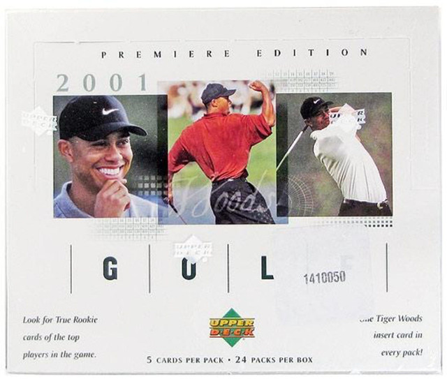 Upper Deck GOLF ... 2001 box ... possible TIGER WOODS Rookie !!! in Arts & Collectibles in City of Halifax