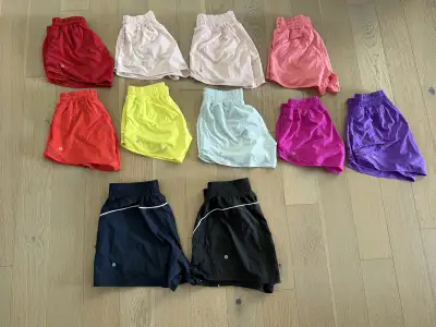 lululemon size 6 woman’s shorts $50 each , View more
