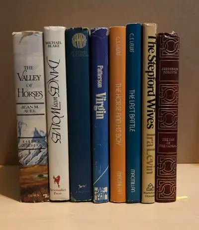 $15 each popular hardcover books mostly book club editions, View more