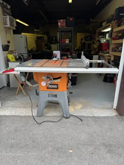 Ridgid 13 Amp 10-inch Professional Cast Iron Table Saw - Power S, View more