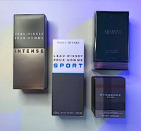 Men’s Perfumes - Issey Miyake, Burberry, Armani