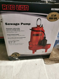 Redlion 1/2 sewage grinder pump