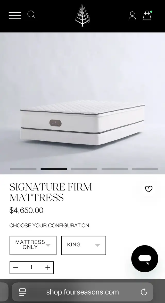 ✨✨Matelas Four Seasons King Size – Luxe & Confort – Comme Neuf✨✨ in Beds & Mattresses in City of Montréal - Image 4