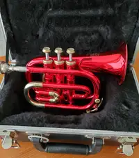 Red Pocket Trumpet