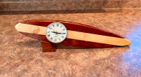 Vintage Wood Surf Board Clock from Hawaii (In Working Condition)