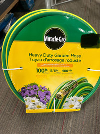  Brandnew Miracle-Gro Heavy Duty Garden Hose 100' 