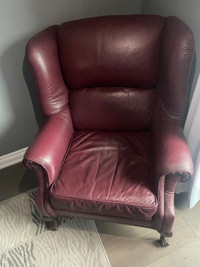 Leather chair 