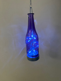 Hanging Bottles with Lights 