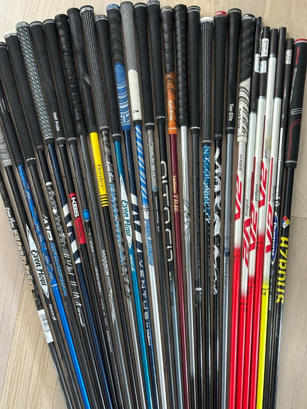 26 Golf shaft Driver and Wood Pulls various brands and lengths dans Golf  à Ville de Toronto