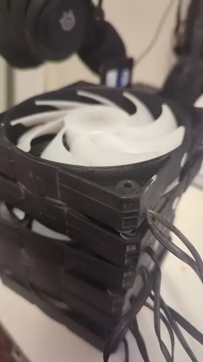 Six Phanteks SK120 120mm ARGB PC Case Fans, View more