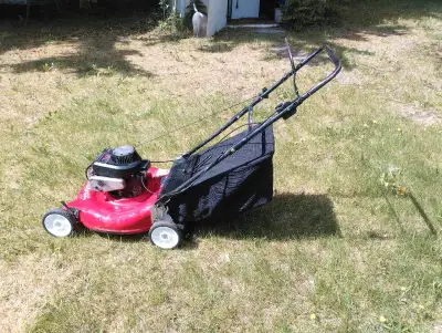 Walk behind push lawn mower rear bagger grass catcher, View more