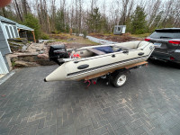 2016 BARK BT360S Inflatable Boat with 2017 9.9 Mercury