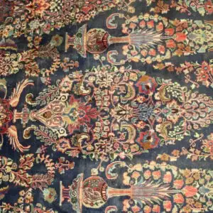 12.6FT x 9.6FT AUTHENTIC HAND KNOTTED PERSIAN KASHMAR WOOL RUG, View more
