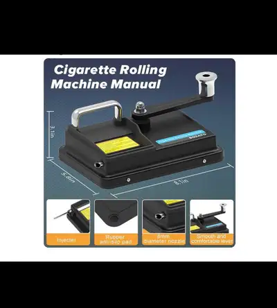 This is a manual cigarette rolling machine by SOZATO. It features an 8mm diameter nozzle and a smoot...