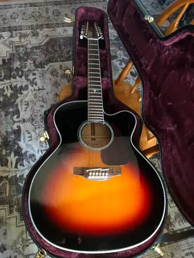 Takamine GJ72CE-12BSB G-Series G70 12 String Acoustic Guitar, View more