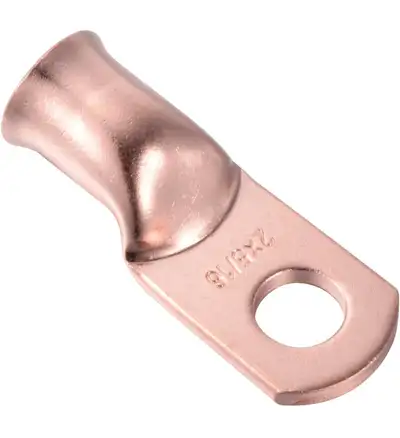 10 Pcs Copper Lugs Ring Terminals Connectors, 5/16” Stud Size fo, View more