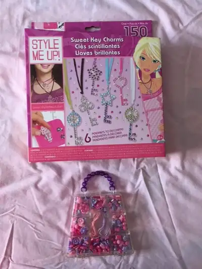 Jewelry Making Kits Used, but in good condition. Most of them have a couple of items made from the s...