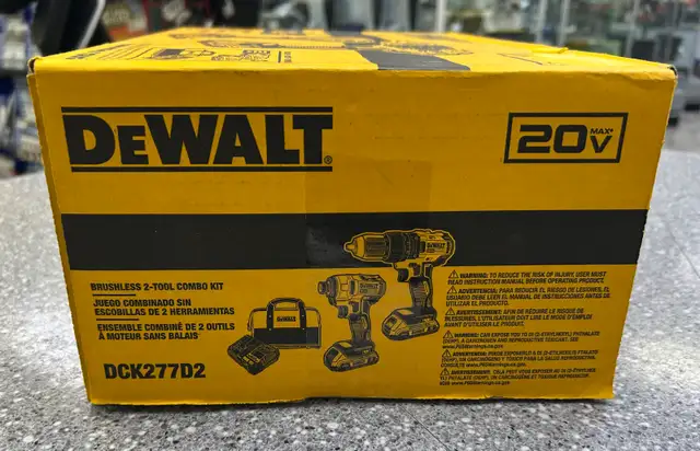 DeWalt DCK277D2 20V Brushless Drill Kit in Power Tools in Oshawa / Durham Region - Image 5