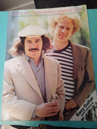 Simon and Garfunkel greatest hits sheet music book for guitar 