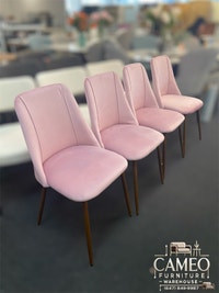 4x Velvet Dining Chairs - Pink Markham / York Region Toronto (GTA) Preview