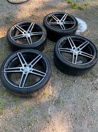 R-spec RTX 20” rims with tires for sale