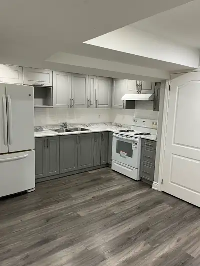 Two bedroom basement for rent from August 1650 plus utility