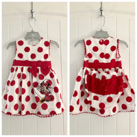 Minnie Mouse Summer Dress With Diaper Covering