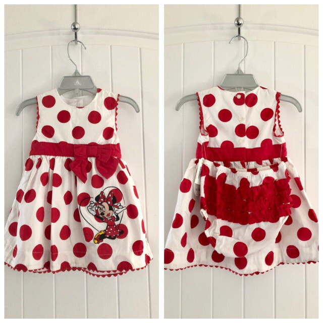 Minnie Mouse Summer Dress With Diaper Covering in Clothing - 9-12 Months in Kingston