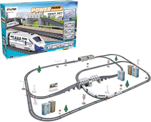 NEW Electric Train Set for Kids with Long Tracks in Toys & Games in Windsor Region