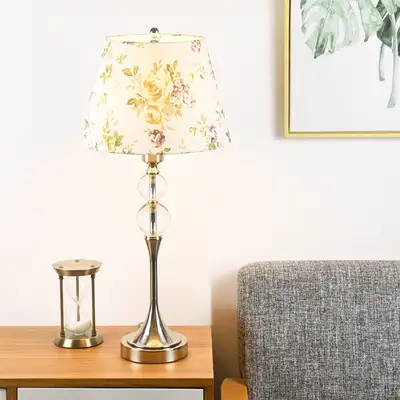 NEW (SET OF 2) Fabric Lamp Shade for Table/Bed/Floor Lamp - Flwr, View more
