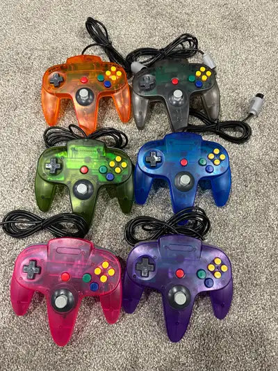 Brand new aftermarket n64 controllers, View more