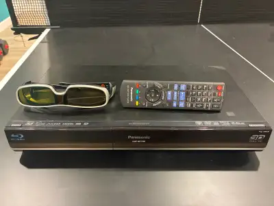 Blu-ray player + Remote + 3D Glasses, View more