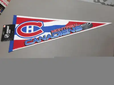 FANION DES CANADIENS DE MONTREAL (PENNANT) FIN DES ANNÉES 1980, View more