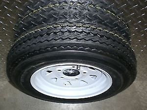 ST 4.80 - 12 TRAILER TIRES on WHITE RIMS - CLENTEC in RV & Camper Parts & Accessories in Oakville / Halton Region