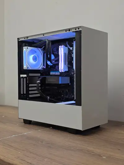 Financing┃White RTX 3070 Gaming PC┃i9 9900k┃16GB DDR4┃1TB NVMe, View more