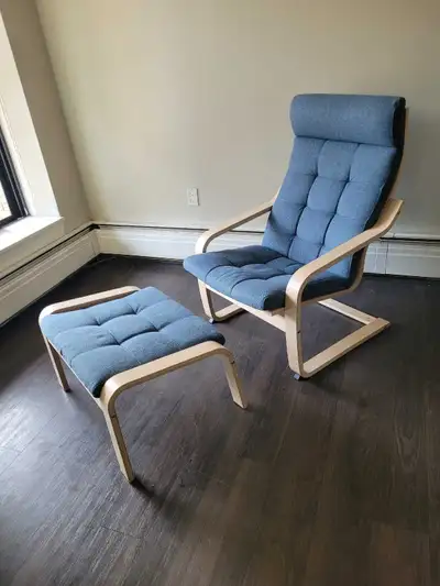 IKEA Poang Chair + Footstool. Brand New. $110 obo, View more