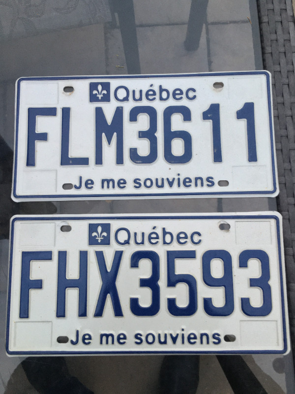 Modern Quebec License Plates Singles in Arts & Collectibles in Kingston - Image 2