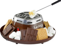 Nostalgia Indoor Electric S'mores Maker, Compartment Trays