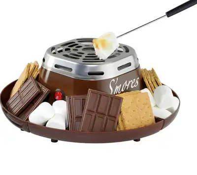 Nostalgia Indoor Electric S'mores Maker, Compartment Trays, View more