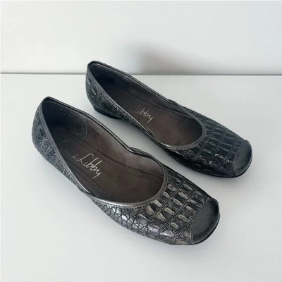 BRAND NEW - Sam & Libby - (Size 8.5) Snakeskin Flats Shoes, View more