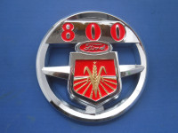 Ford 800 Farm Tractor Front Hood Emblem Die cast Chrome Plated