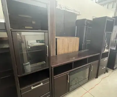 Wall Unit TV stand with fireplace, View more