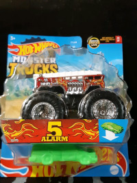 Hotwheels 5 Alarm Monster Trucks - Treasure Hunt 