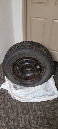 Winter tires 245 65R17 107T with rims and TPMS