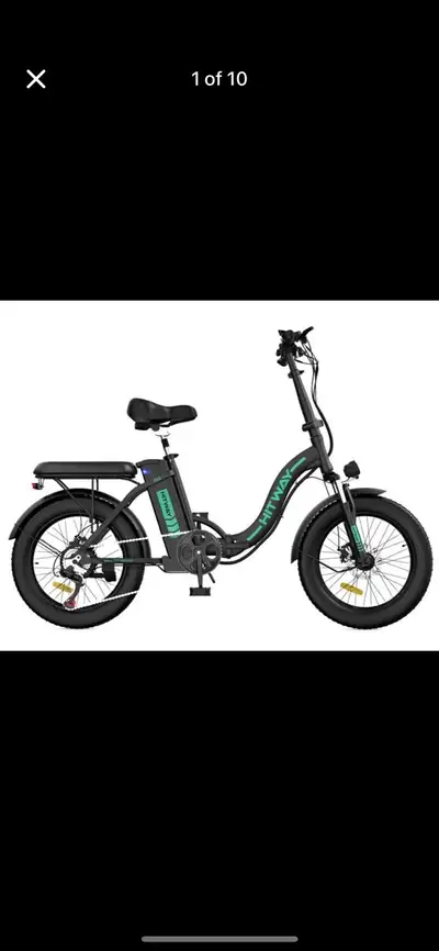 HITWAY BK6M 750W/48V/14Ah Folding Electric Bike with 20 x 3.0-in, View more