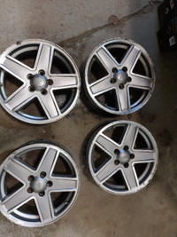 17 inch Jeep patriot rims (other rims for sale)