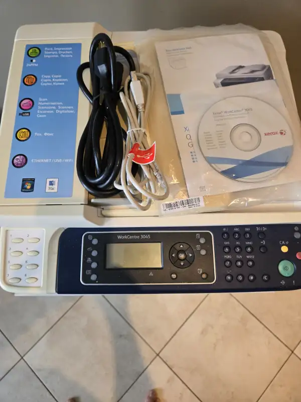 Laser Printer - Xerox WorkCentre 3045NI in Printers, Scanners & Fax in Markham / York Region - Image 3