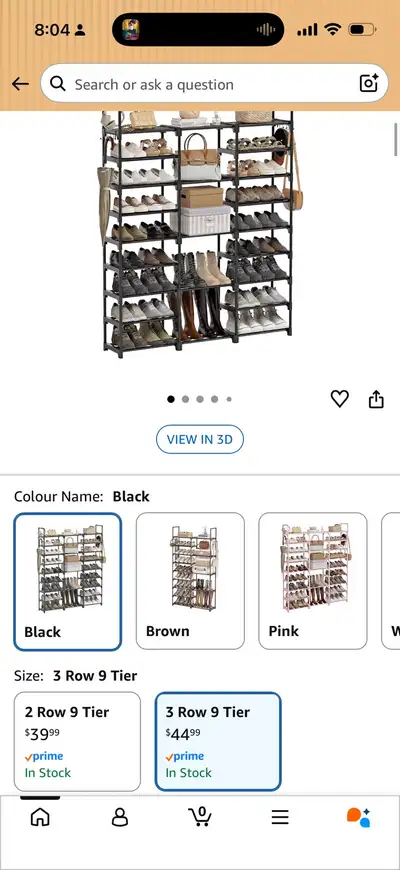 9-Tier Shoe Rack, View more